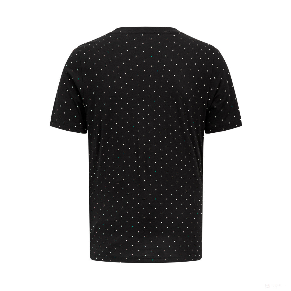 Mercedes Herren Polka Dot Tee, Schwarz - FansBRANDS®