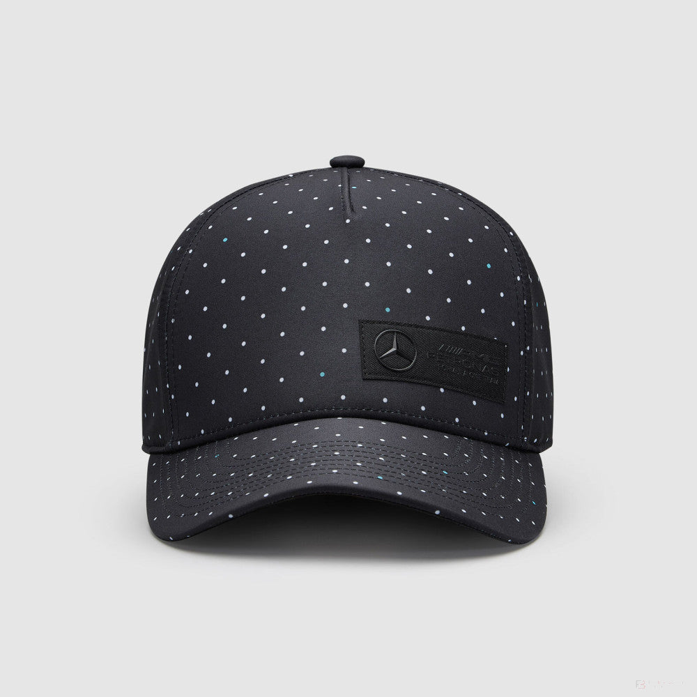 Mercedes Polka Dot Kappe, Schwarz - FansBRANDS®