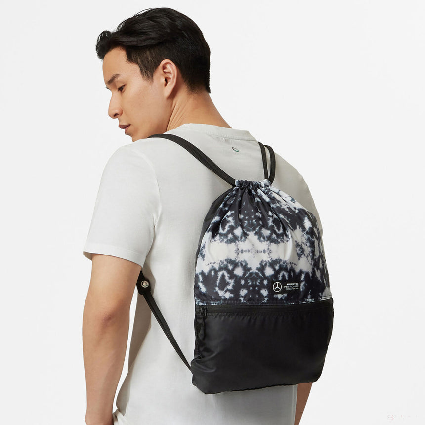 Mercedes Tie Dye Turnbeutel, Grau - FansBRANDS®