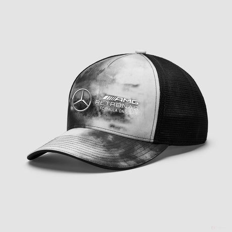 Mercedes Tie Dye Trucker kappe, Grau - FansBRANDS®