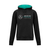 Mercedes Womens Oversized Kaputzenpullover, Schwarz