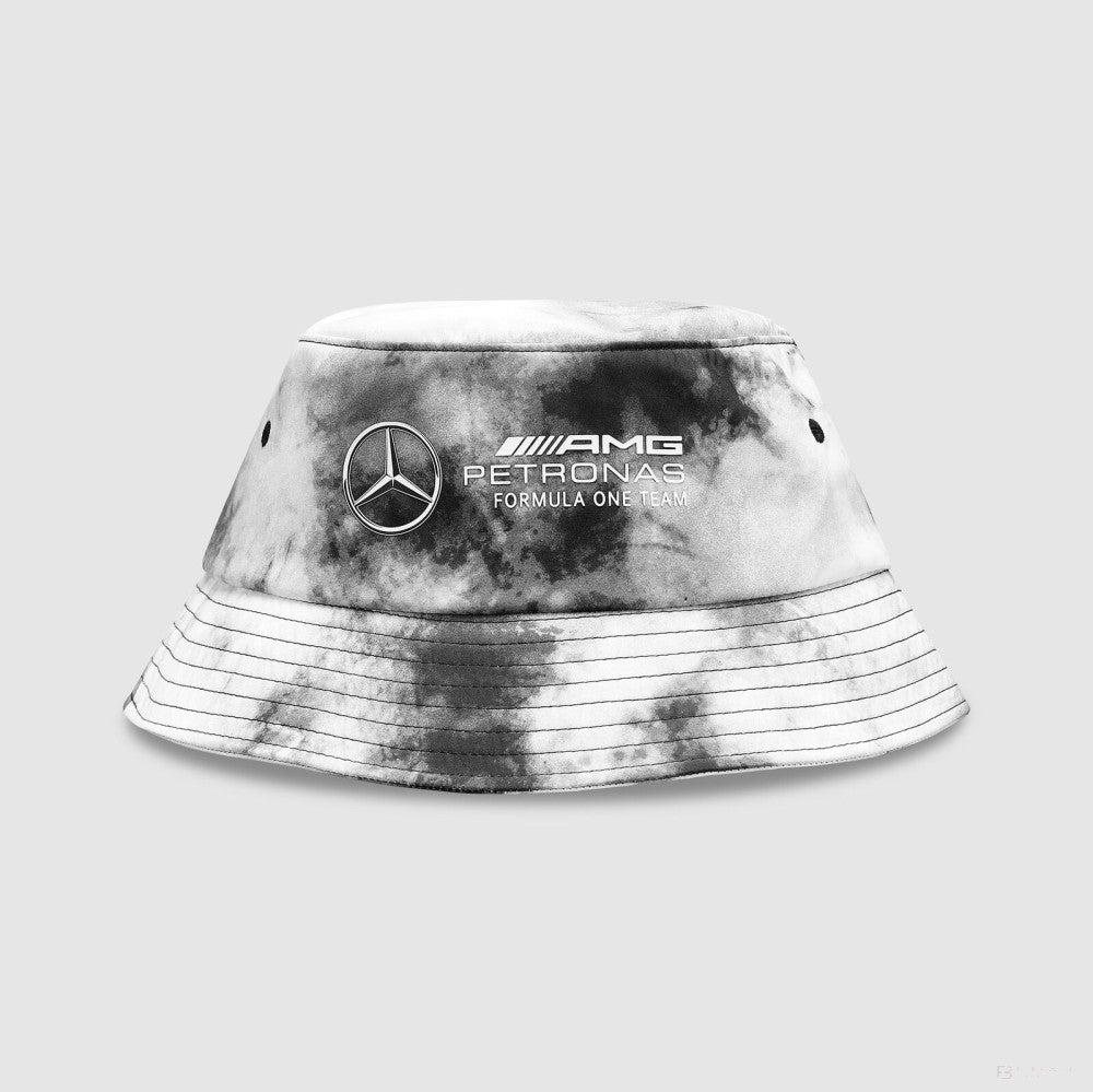 Mercedes Tie Dye Bucket Hut, Grau