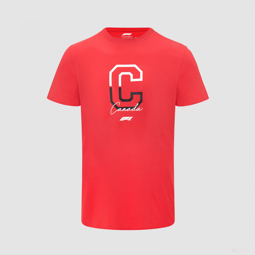 F1 Fanwear Canada GP, T-shirt, Red, 2022, - FansBRANDS®