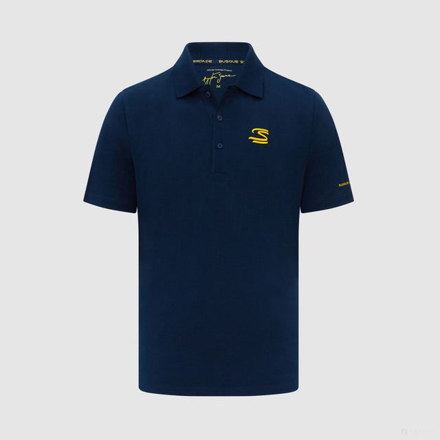 Ayrton Senna polo, blue, mens - FansBRANDS®