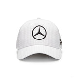Mercedes Team Lewis Hamilton Col Driver Baseballkappe, weiß, 2023