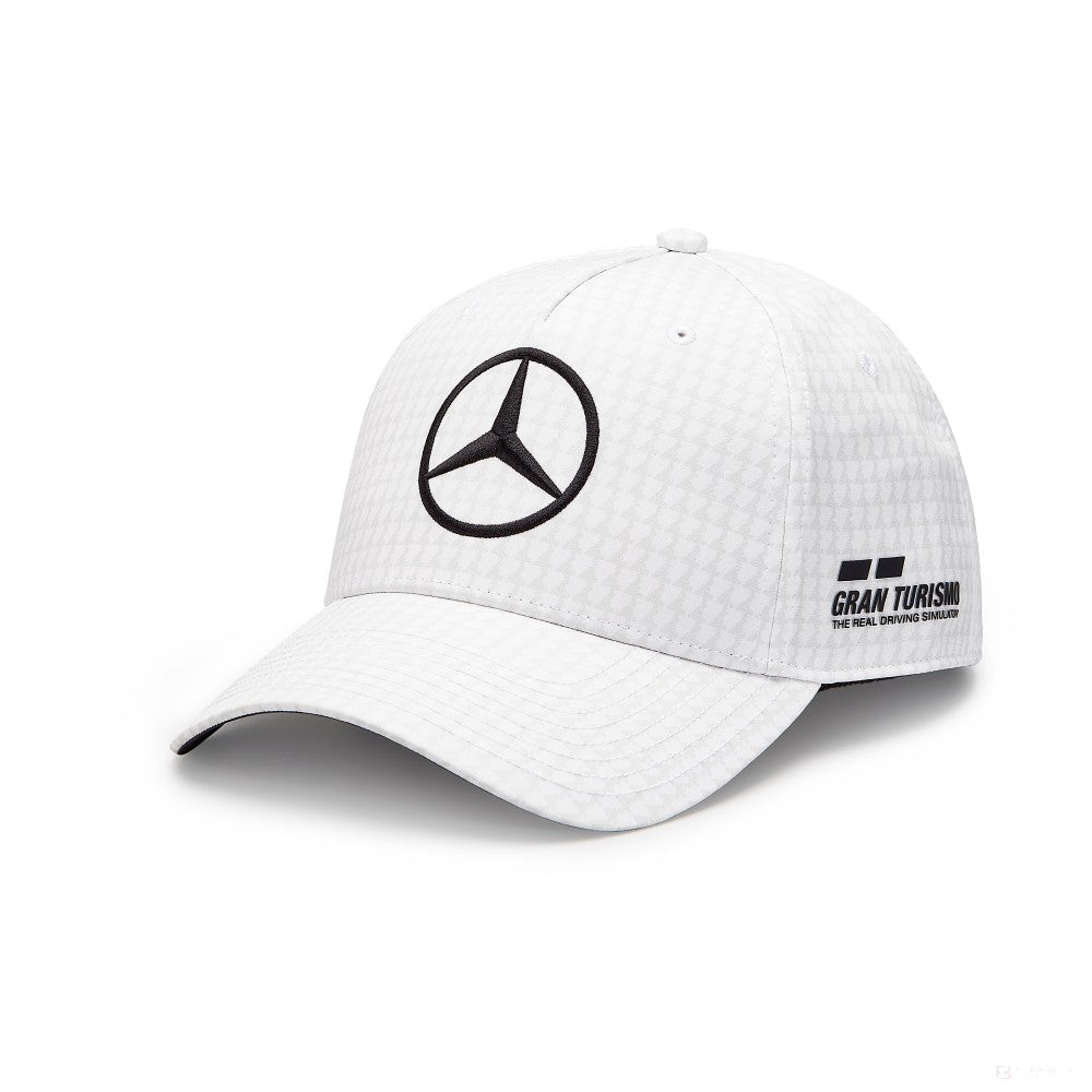 Mercedes Team Lewis Hamilton Col Driver Baseballkappe, weiß, 2023 - FansBRANDS®