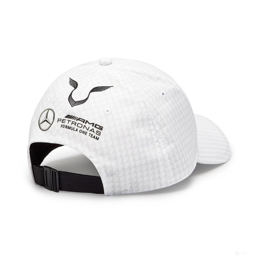 Mercedes Team Lewis Hamilton Col Driver Baseballkappe, weiß, 2023 - FansBRANDS®