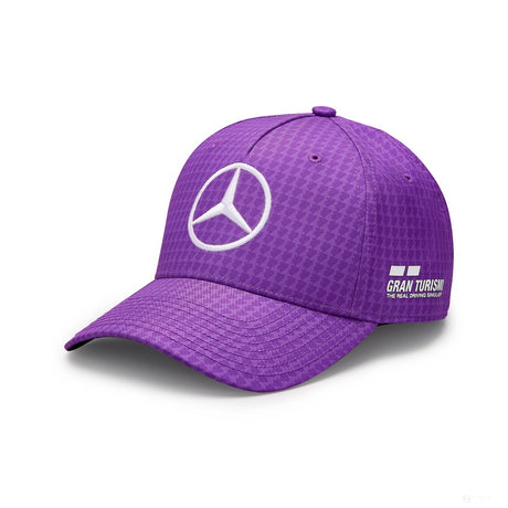 Mercedes Team Lewis Hamilton Col Driver Baseballkappe, lila, 2023