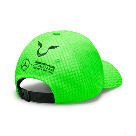 Mercedes Team Lewis Hamilton Col Driver Baseballkappe, neongrün, 2023 - FansBRANDS®
