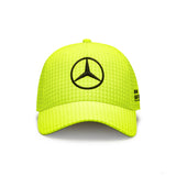 Mercedes Team Lewis Hamilton Col Driver Baseballkappe, neongelb, 2023