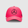 Mercedes Team Lewis Hamilton Col Fahrer Baseballkappe, Neon Pink, 2023 - FansBRANDS®