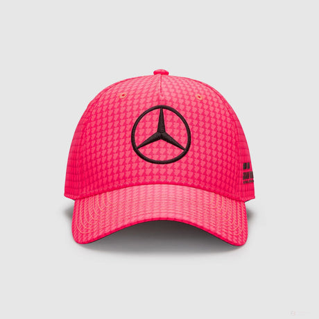 Mercedes Team Lewis Hamilton Col Fahrer Baseballkappe, Neon Pink, 2023 - FansBRANDS®