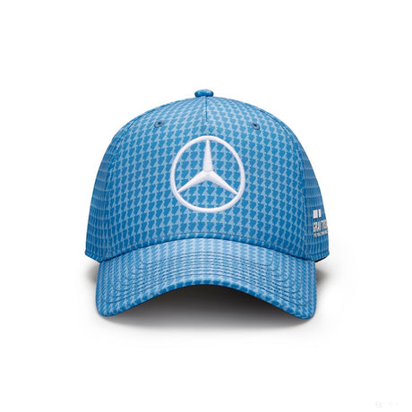 Mercedes Team Lewis Hamilton Col Driver Baseballkappe, Denim blau, 2023 - FansBRANDS®