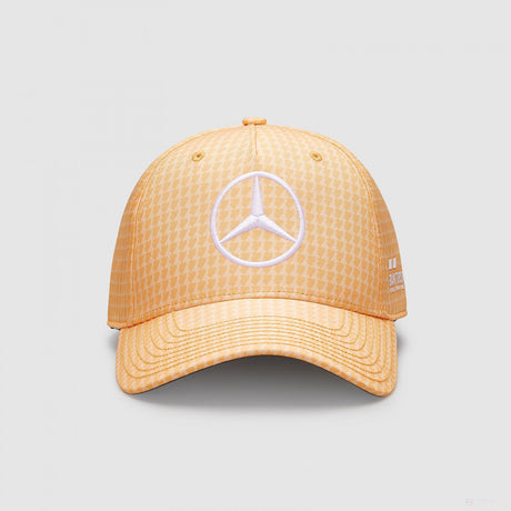 Mercedes Team Lewis Hamilton Col Driver BaseballKappe, Pfirsich, 2023 - FansBRANDS®