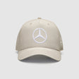 Mercedes Team Lewis Hamilton Col Driver Baseballkappe, natürlich, 2023 - FansBRANDS®