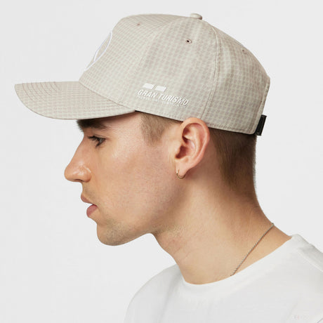 Mercedes Team Lewis Hamilton Col Driver Baseballkappe, natürlich, 2023 - FansBRANDS®