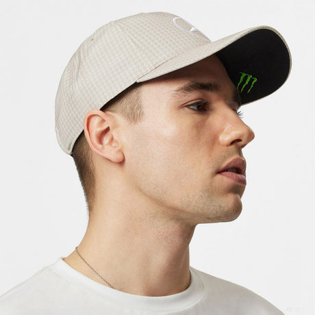 Mercedes Team Lewis Hamilton Col Driver Baseballkappe, natürlich, 2023 - FansBRANDS®