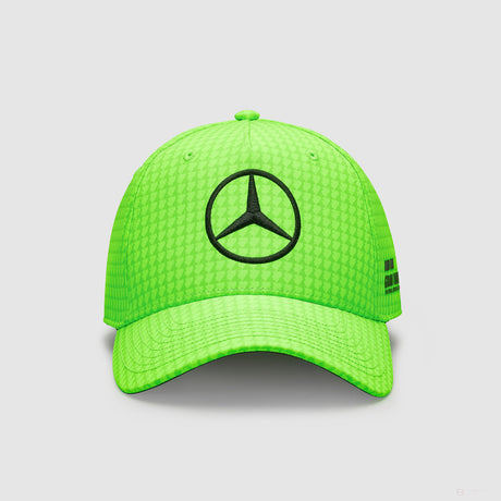 Mercedes Team Kinder Lewis Hamilton Col Driver Baseballkappe, neongrün, 2023 - FansBRANDS®