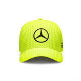 Mercedes Team Kinder Lewis Hamilton Col Driver Baseballkappe, neongelb, 2023