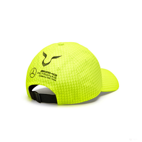 Mercedes Team Kinder Lewis Hamilton Col Driver Baseballkappe, neongelb, 2023 - FansBRANDS®