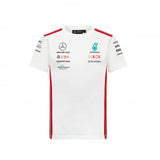 Mercedes Team Kinder Fahrer T-Shirt, weiß, 2023 - FansBRANDS®