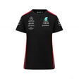 Mercedes Team Womens Driver T-Shirt, Schwarz, 2023 - FansBRANDS®