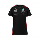 Mercedes Team Womens Driver T-Shirt, Schwarz, 2023 - FansBRANDS®