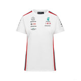 Mercedes Team Womens Driver T-Shirt, Weiß, 2023