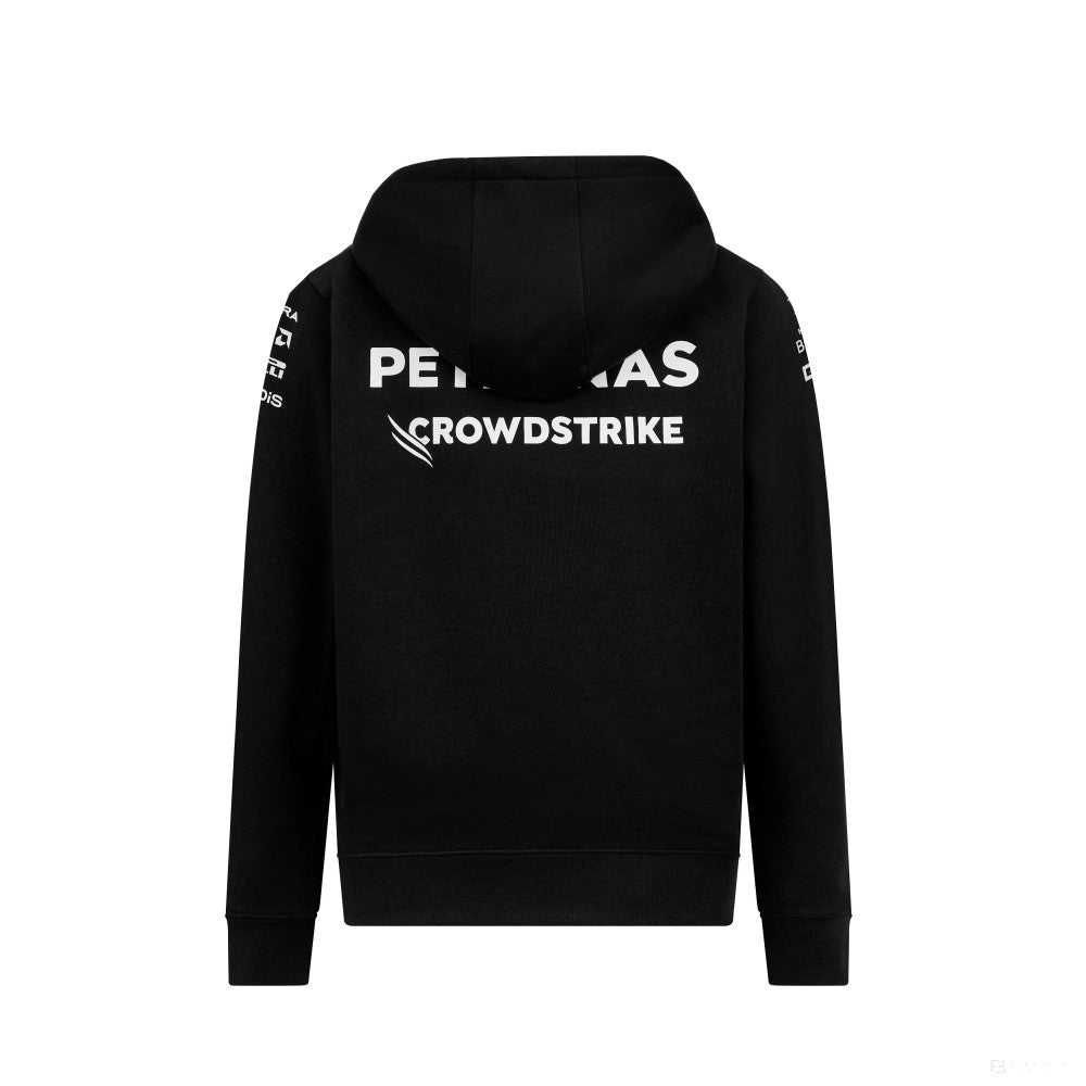 Mercedes Team Kinder-Kapuzenpullover, Schwarz, 2023 - FansBRANDS®