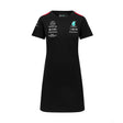 Mercedes Team Damen T-Kleid, Schwarz, 2023 - FansBRANDS®