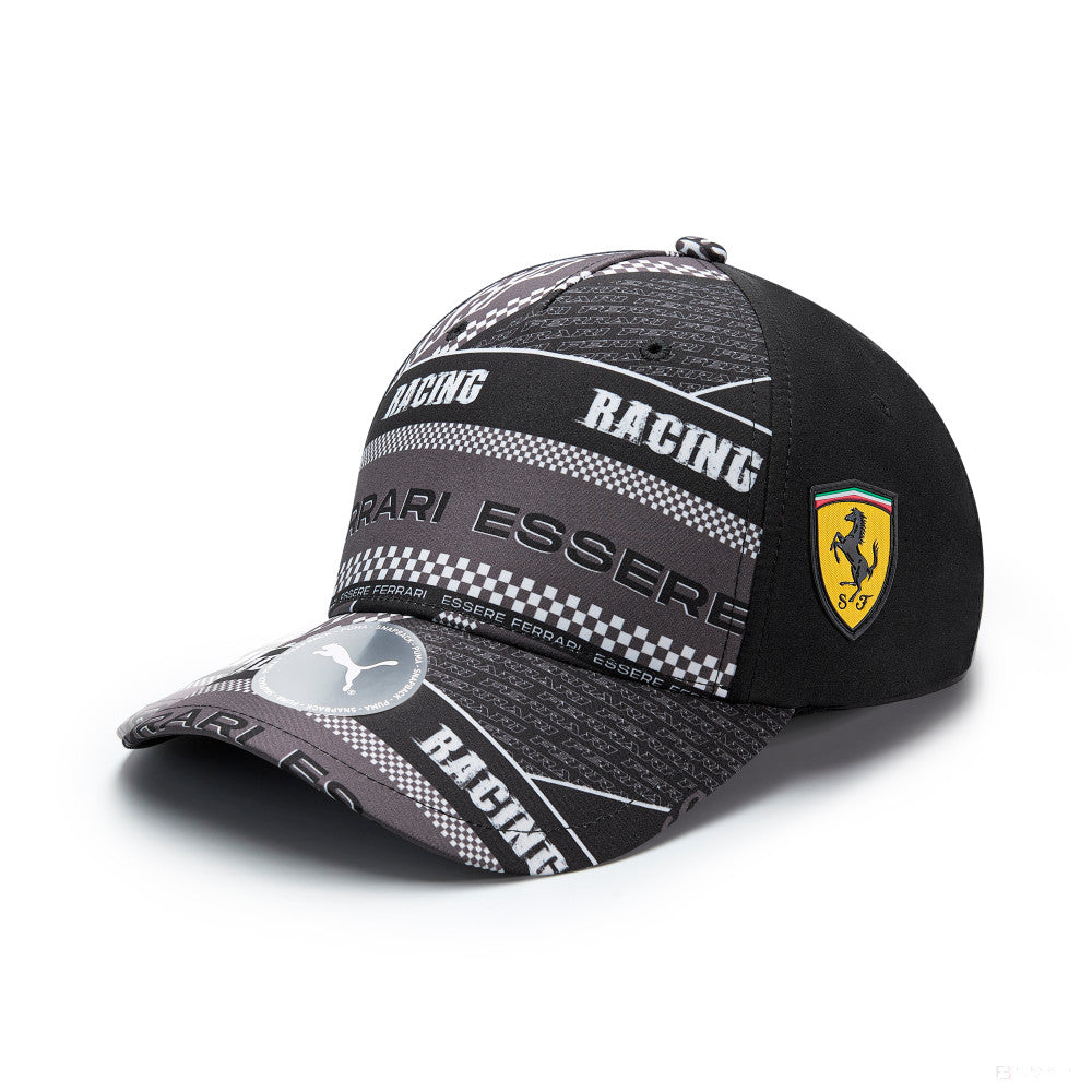 Ferrari cap, graphic, black - FansBRANDS®