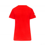 Ferrari t-shirt, large shield, women, red