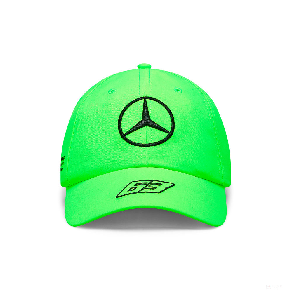 Mercedes Team George Russell Driver Dad Kappe, neongrün, 2023 - FansBRANDS®