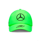 Mercedes Team George Russell Driver Dad Kappe, neongrün, 2023 - FansBRANDS®
