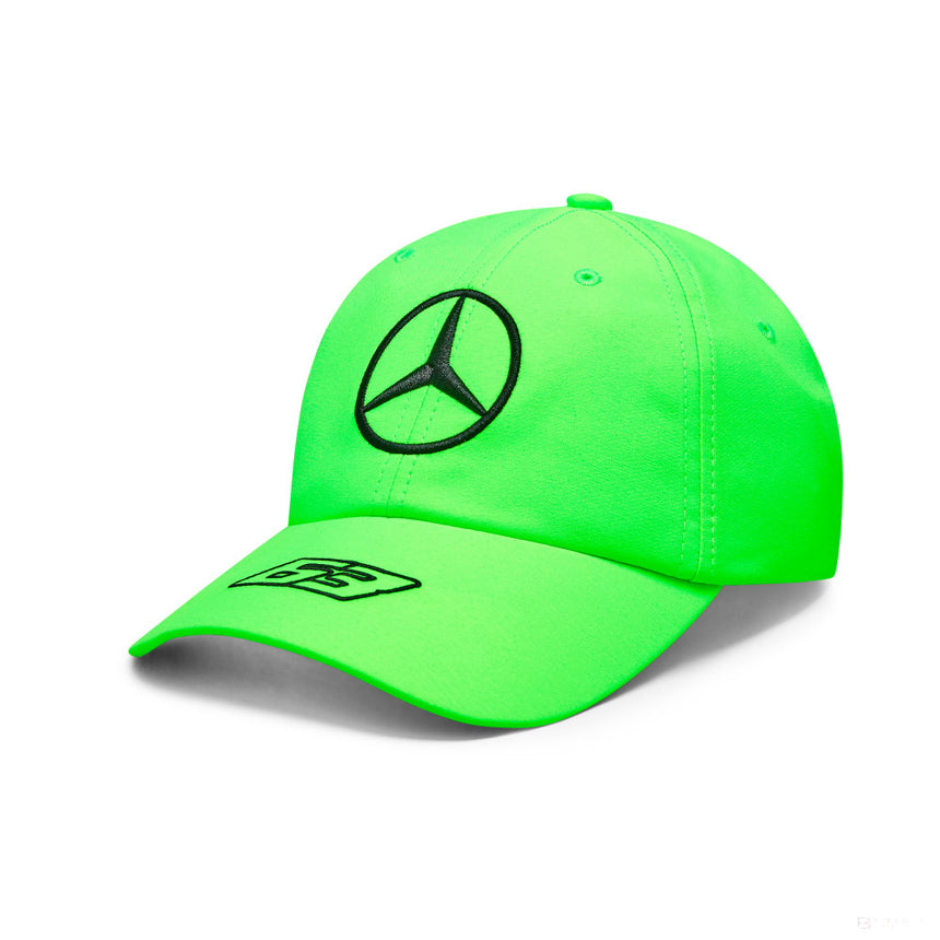 Mercedes Team George Russell Driver Dad Kappe, neongrün, 2023 - FansBRANDS®