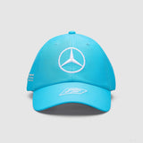 Mercedes Team Kind George Russell Baseball-Driver Kappe, blau, 2023
