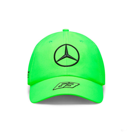 Mercedes Team Kind George Russell Baseball-Driver Kappe, neongrün, 2023 - FansBRANDS®