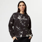 Mercedes Damen Tie Dye Crew, Grau - FansBRANDS®