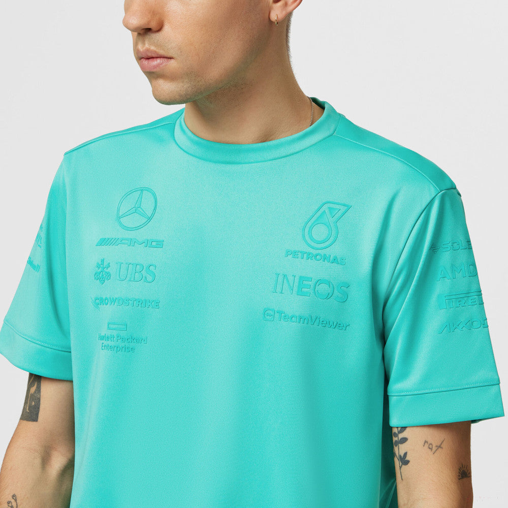 Mercedes t-shirt, stealth, green - FansBRANDS®