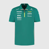 Aston Martin AMF1, Team, Poloshirt, Grün 🔥