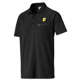 2017, Schwarz, Puma Ferrari Shield Polo Hemd