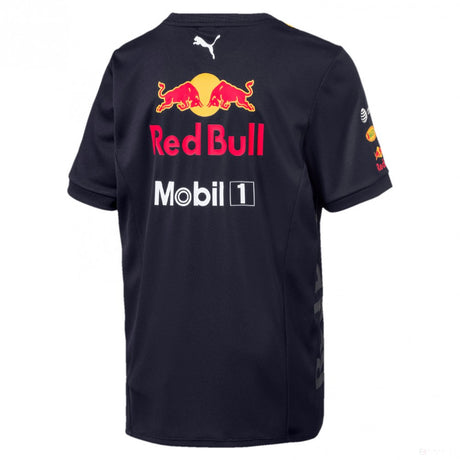 2018, Blau, Red Bull Round Neck Kinder Team T-shirt - FansBRANDS®