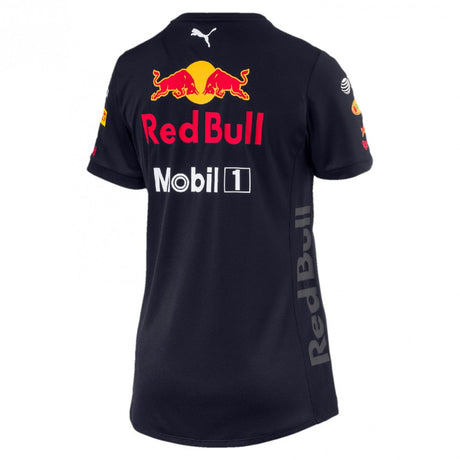 Red Bull Damen T-Shirt, Team, Blau, 2018