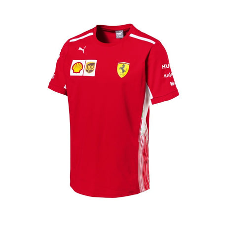 2018, Rot, Ferrari Round Neck Team T-shirt - FansBRANDS®