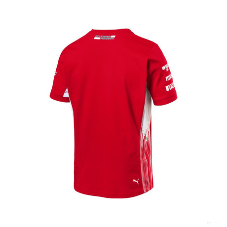 2018, Rot, Ferrari Round Neck Kinder Team T-shirt - FansBRANDS®