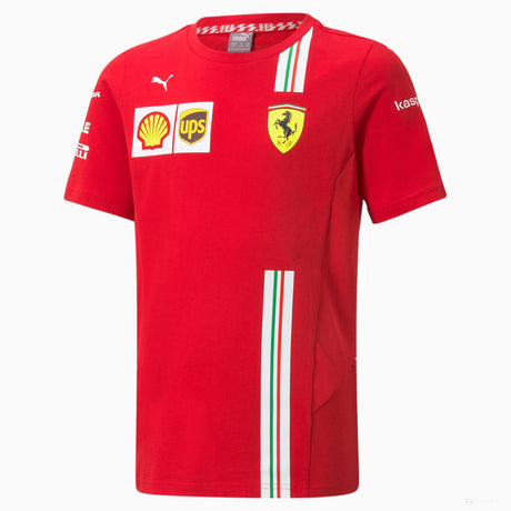 2021, Rot, Puma Ferrari Kinder Team T-Shirt - FansBRANDS®