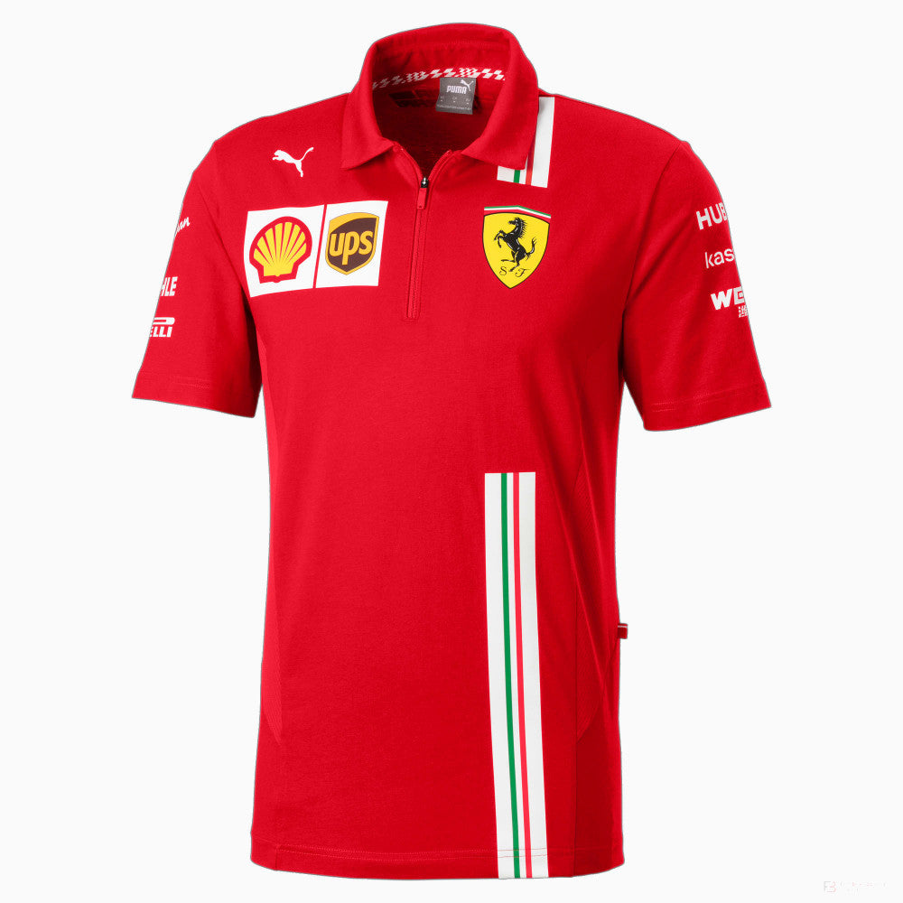 2021, Rot, Puma Ferrari Team Polo - FansBRANDS®