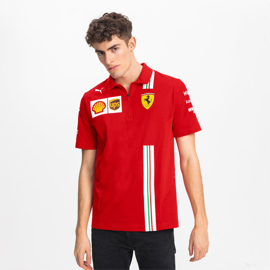 2021, Rot, Puma Ferrari Team Polo - FansBRANDS®