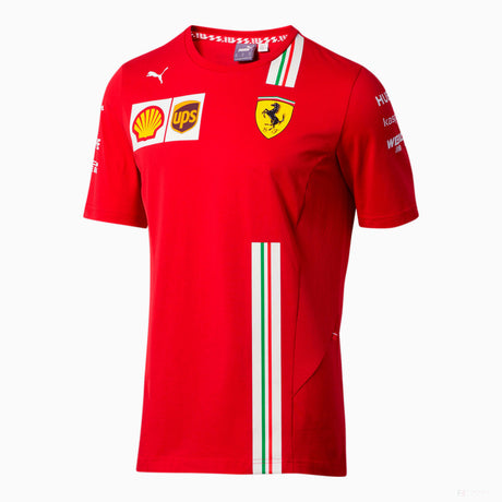 2021, Rot, Puma Ferrari Team T-Shirt - FansBRANDS®