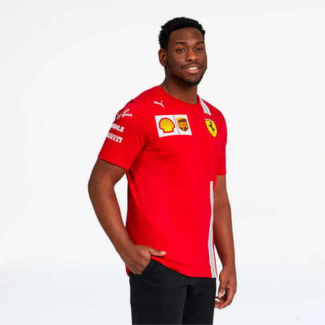 2021, Rot, Puma Ferrari Team T-Shirt - FansBRANDS®